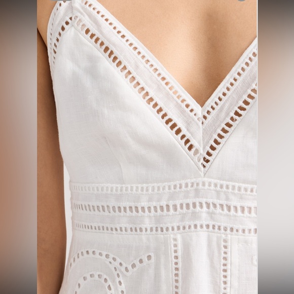 Magaschoni elegant White Lace Dress IDENTICAL TO ALC - Picture 4 of 15